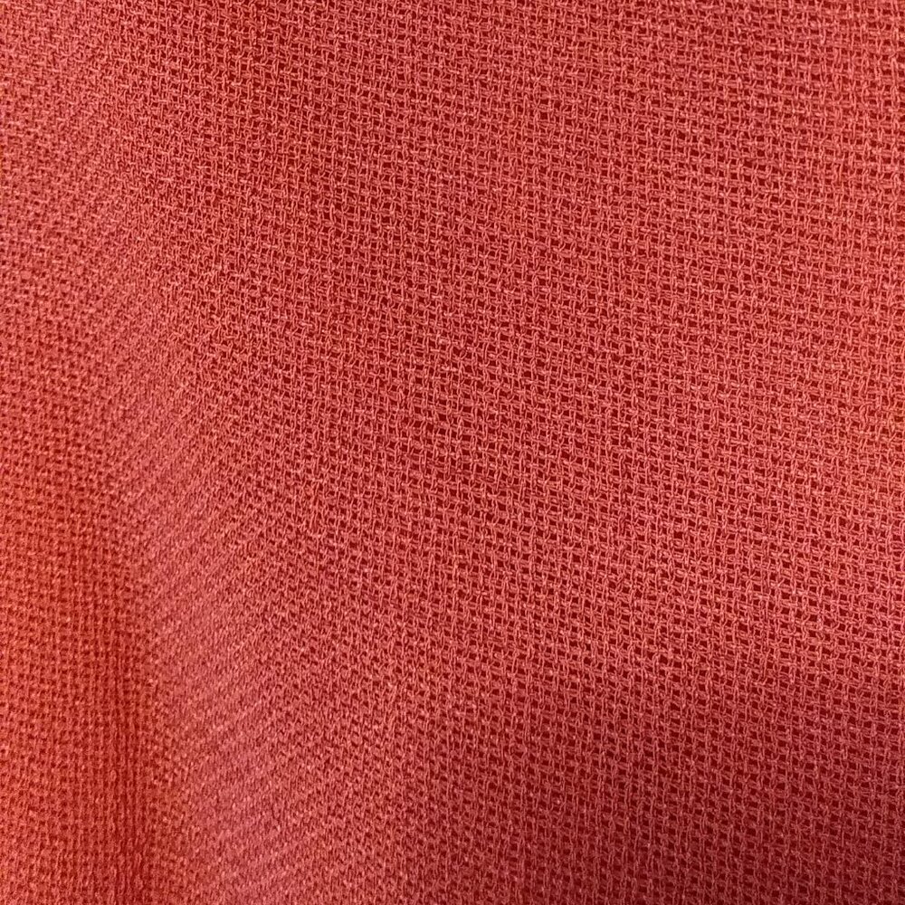 🧡 Donna Ricco Coral Sleeveless Midi Dress 16W – Lined, Side Slit, Elegant - Picture 8 of 11